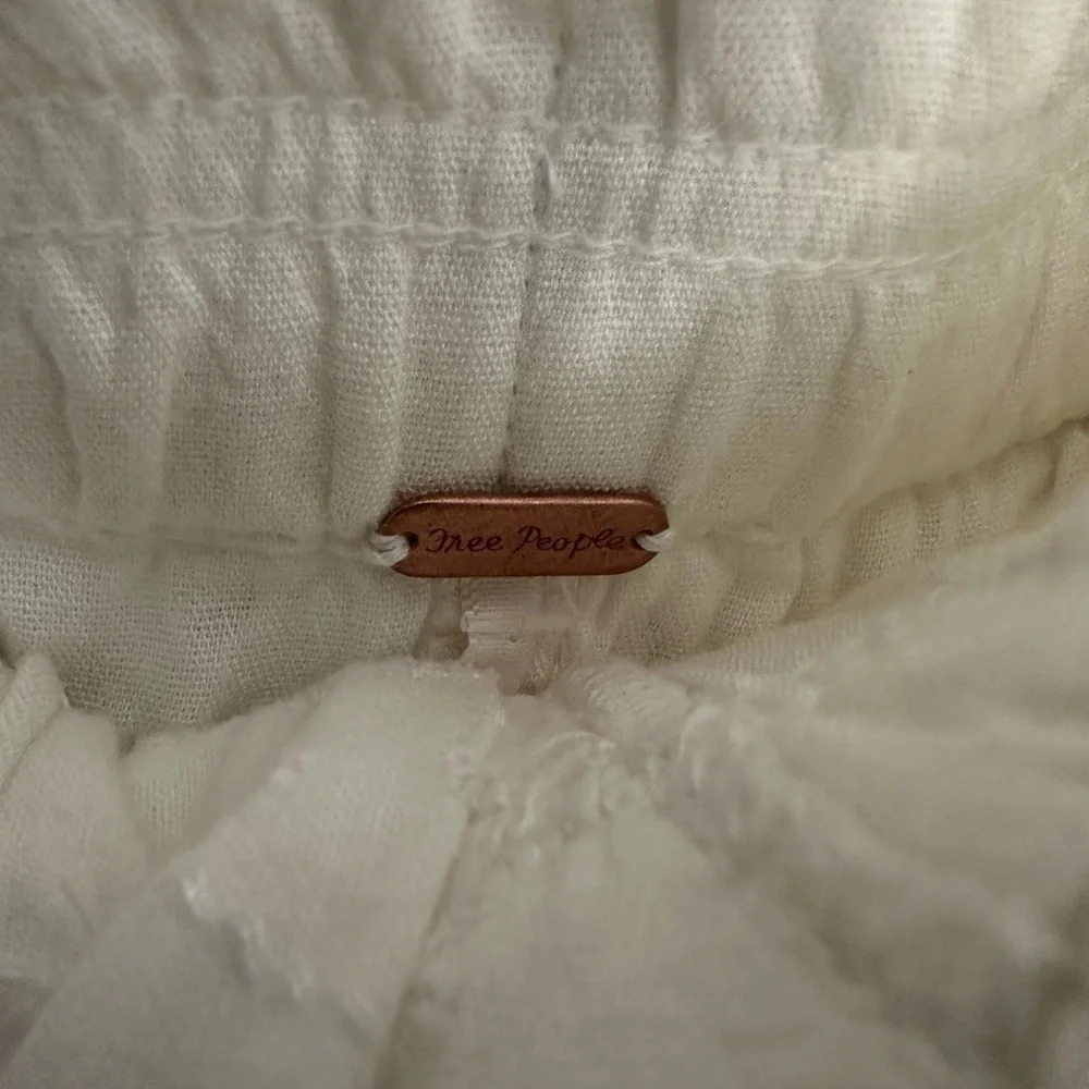 Free People Cream Mini Skirt